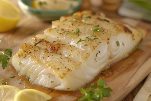 生鮮海鮮水產(chǎn)銀鱈魚素材 攝影圖